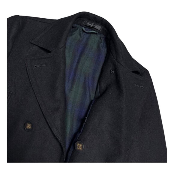 LAUREN RALPH LAUREN WOOL Designer Winter Business Casual Pea Coat Youth 14R - Picture 5 of 11